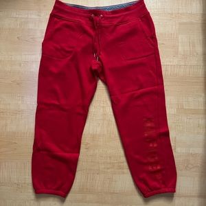 Tommy Hilfiger women’s red jogger sweatpants